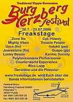 Burg Herzberg Festival Flyer