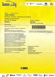 John Fogerty Ticket