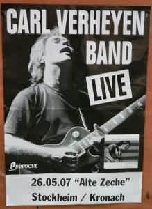 Carl Verheyen Tour-Plakat