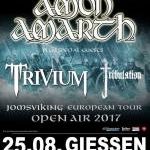 Giessener Kultursommer mit Amon Amarth-Plakat