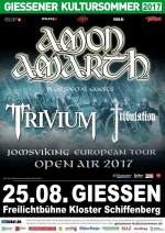 Giessener Kultursommer mit Amon Amarth-Plakat