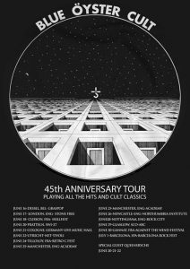 Blue Öyster Cult Tourplakat