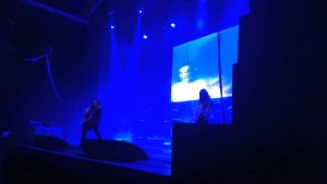 Electric Wizard inklusive Videoeinspielung, Wiesbaden, Schlachthof, 08.04.2017