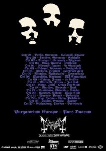 Mayhem Purgatorium Europe 2017