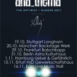 Anathema Alcest Tour 2017