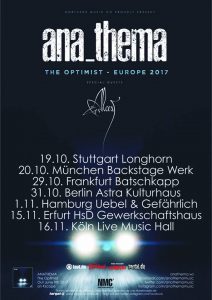 Anathema Alcest Tour 2017