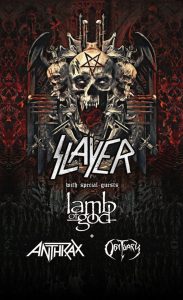 Slayer The Final World Tour 2018