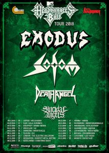 Headbanger Ball Tour 2018 Plakat