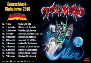 Tankard Deutschland Clubshows 2018