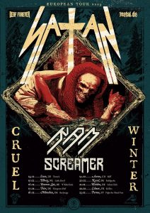 Satan - Cruel Winter Tour 2019, mit RAM und Screamer