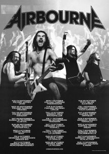 Airbourne Europa Tour Herbst 2019