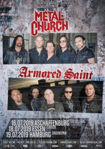 Metal Church + Armored Saint Co-Headlinertour 2019