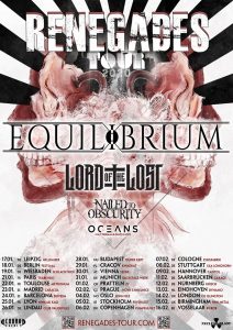 "Renegades Tour" - Equilibrium, Lord Of The Lost, Nailed To Obscurity.Oceans