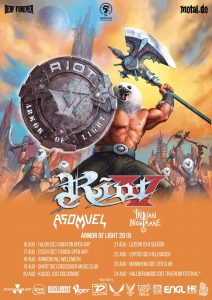 Riot - Armor of Light Tour 2019