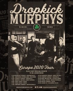 Dropkick Murphys Europa Tour 2020