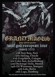 Grand Magus Wolf God European Tour 2020