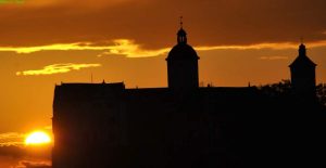 Abendstimmung auf Burg Ranis