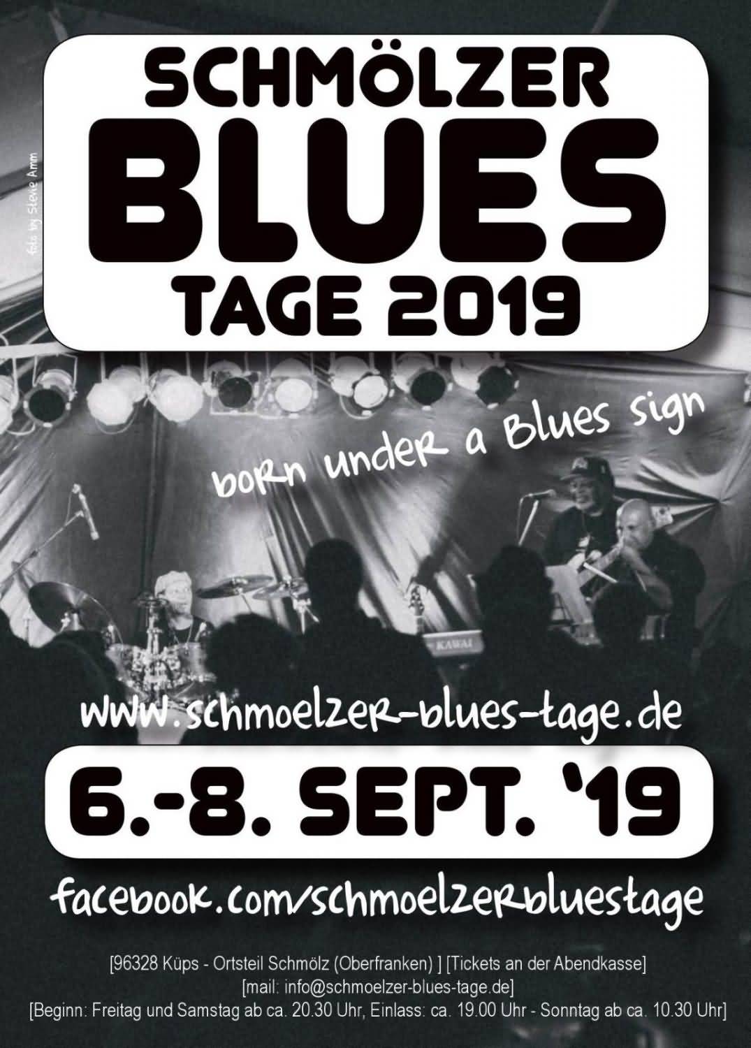 Schmölzer-Blues-Tage 2019 – Born Under A Blues Sign!