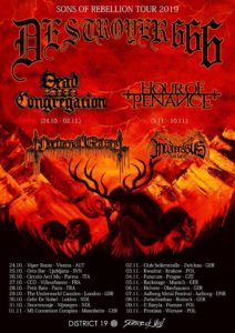 Deströyer 666 - Sons Of Rebellion Tour 2019