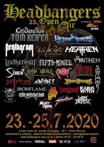 Headbangers Open Air 23 - 2020 Billing komplett