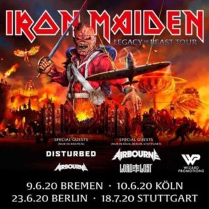 Iron Maiden - Legacy Of The Beast Tour Deutschland 2020