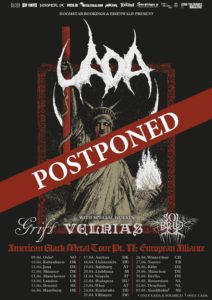 AMERICAN BLACK METAL TOUR - Pt 2 - postponed