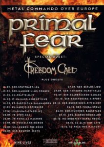 Metal Commando Over Europe 2020: Primal Fear, Freedom Call