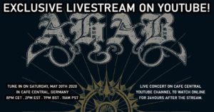 Ahab Live Stream Cafe Central 30.05.20