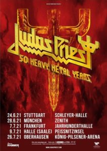 Judas Priest 50 Heavy Metal Years Tour 2021