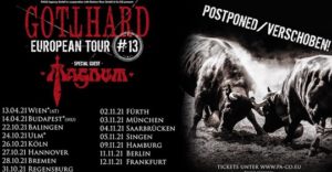 Gotthard + Magnum - European Tour Oktober / November2021
