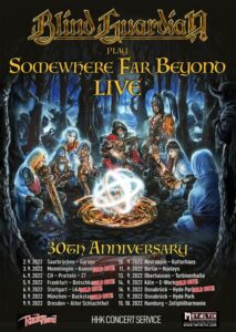 Blind Guardian - Somewhere Far Beyond 30th Anniversary Herbst Tour 2022