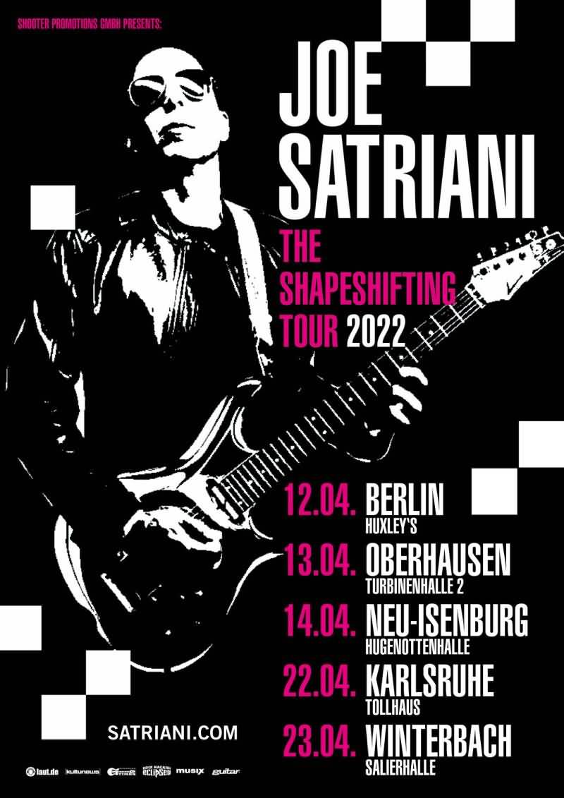 joe satriani tour australia 2022