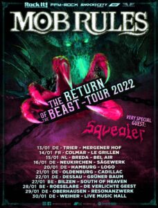 Mob Rules - The Return Of The Beast Tour 2022