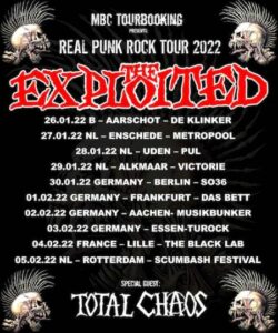 The Exploited - Real Punk Rock Tour 2022