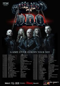 U.D.O. - "Game Over" Tour 2022