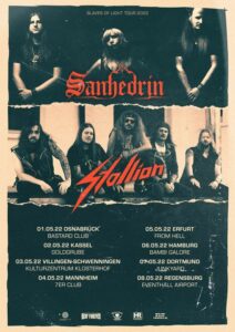 Sanhedrin + Stallion - Slaves Of Light Tour Tour 2022