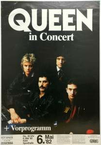 Queen Poster 1982