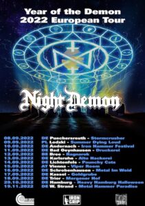 Night Demon - "Year Of The Demon" Tour 2022