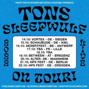 Tons + Sleepwulf Tourtermine 2022