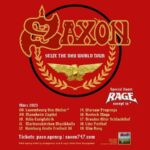 Saxon – "Seize The Day World Tour" 2023, Support Rage
