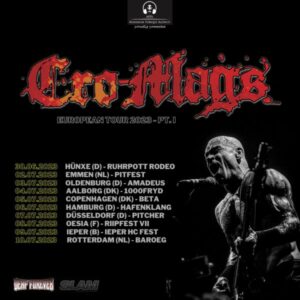 Cro-Mags European Tour Pt 1 - 2023