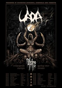 Uada + Afsky - Crepuscule Europe Spring Tour 2023