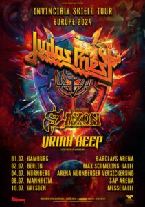 Judas Priest - Invincible Shield Tour 2024 mit Saxon und Uriah Heep