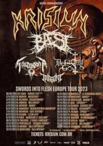 Krisiun - Swords Into Flesh Europe Tour 2023