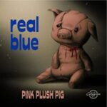 Real Blue / Pink Plush Pig