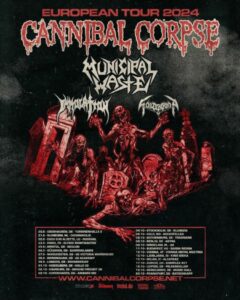 Cannibal Corpse - European Tour 2024