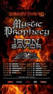 Hellfire Tour 2024: Mystic Prophecy, Iron Savior, Mad Max