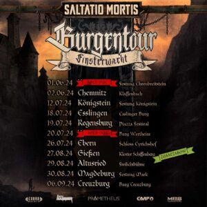 Saltatio Mortis mit neuem Album 'Finsterwacht "Ende Mai 2024 und Burgentour ab Juni 2024