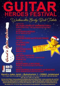 Guitar Heroes Festival 26.04. - 28.04.2024 in Joldelund, Schleswig Holstein