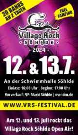 2 Tage, 2 Bühnen, 20 Bands / Village Rock Söhlde Open Air im Juli 2024